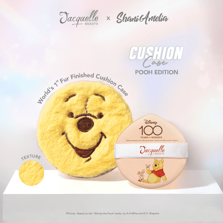 Jacquelle Cushion Case Special Collaboration with Shani Amelia - Disney Winnie The Pooh Edition