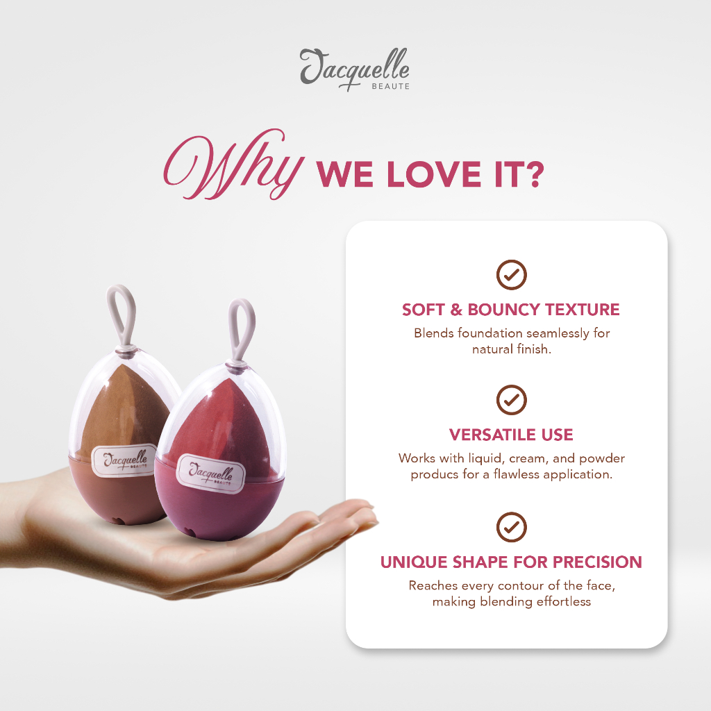 Jacquelle EggGang Beauty Sponge - Spons Beauty Blender Makeup