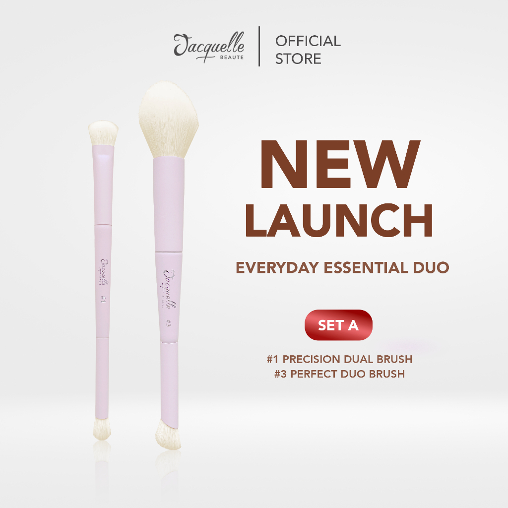 Bundle New Launch - 2in1 Lilac Brush Set