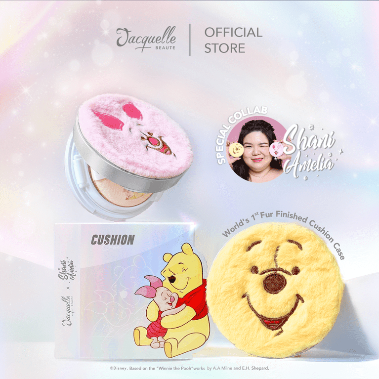 Jacquelle Cushion Case Special Collaboration with Shani Amelia - Disney Winnie The Pooh Edition