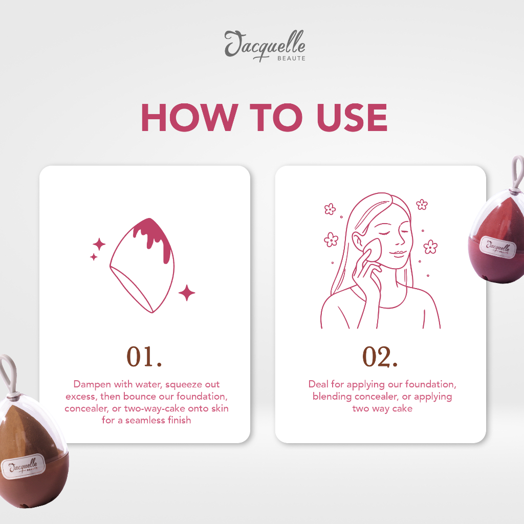Jacquelle EggGang Beauty Sponge - Spons Beauty Blender Makeup