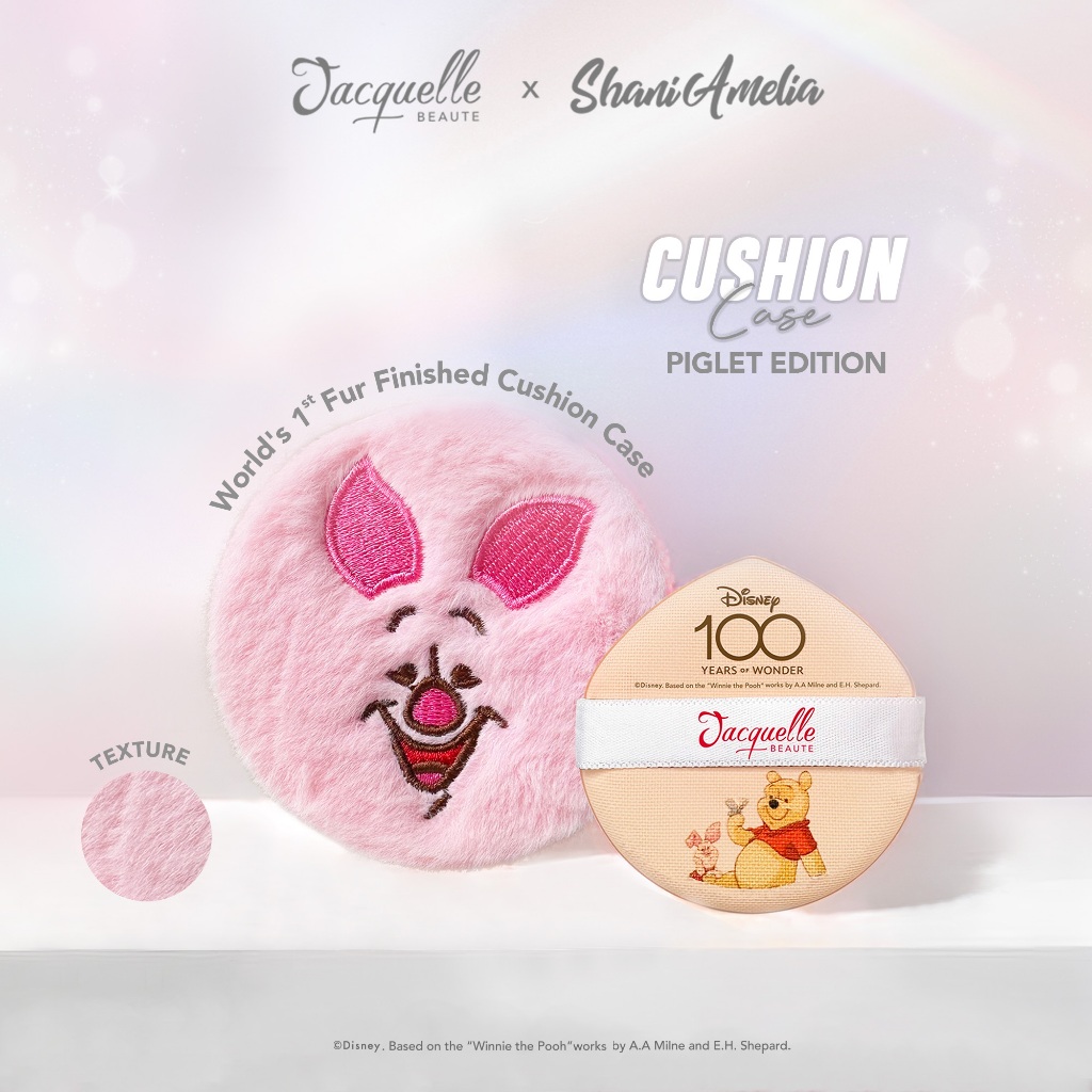 Jacquelle Cushion Case Special Collaboration with Shani Amelia - Disney Winnie The Pooh Edition