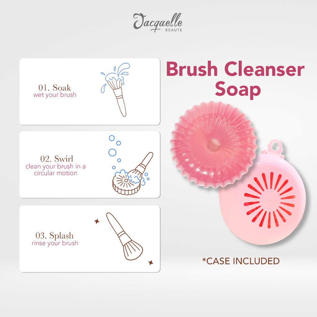 Jacquelle Brush Cleanser Soap 