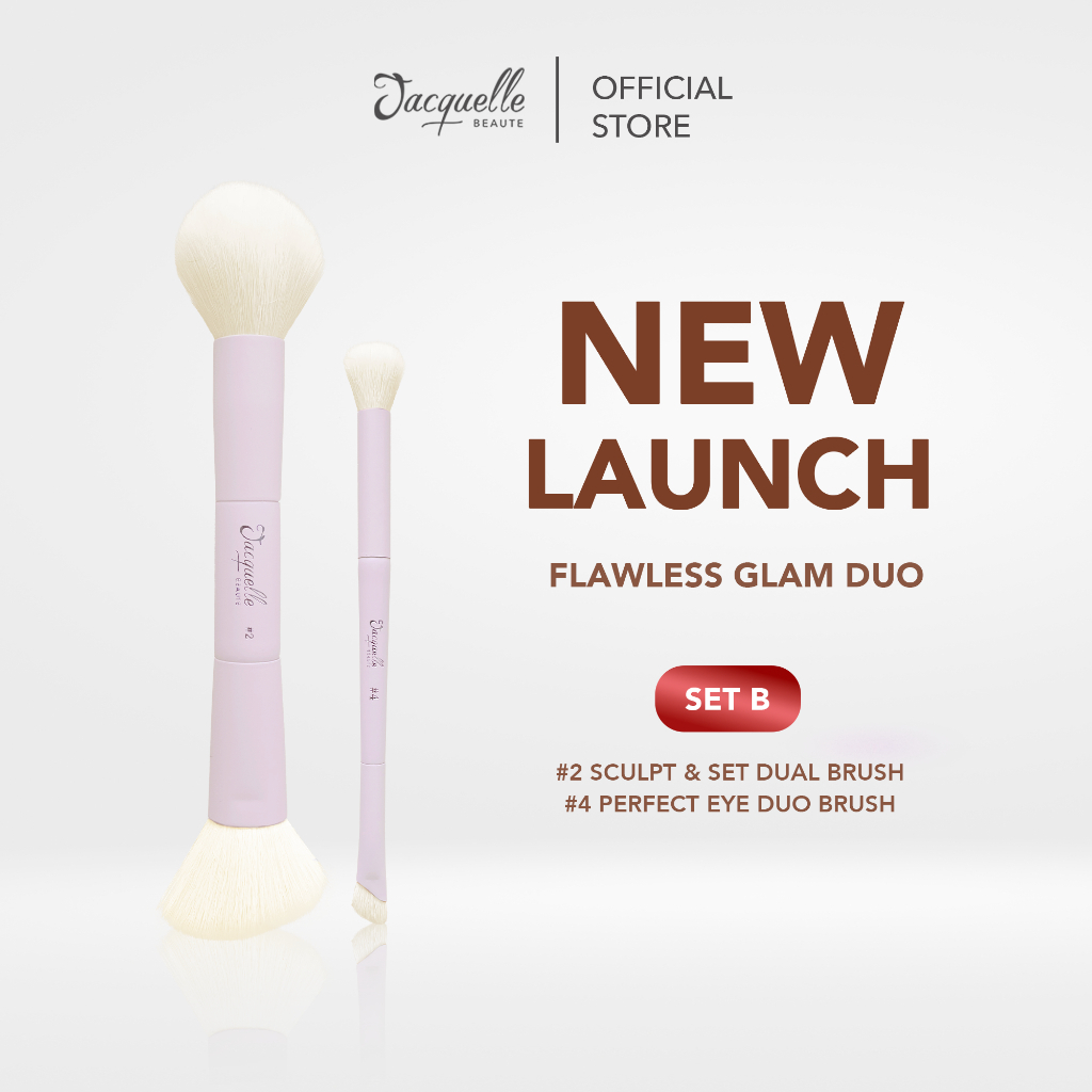 Bundle New Launch - 2in1 Lilac Brush Set