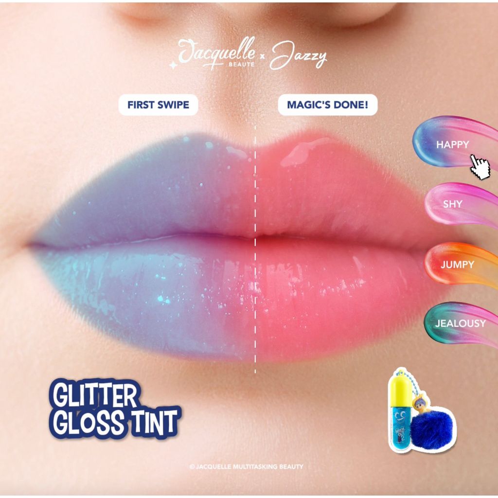 Jacquelle Glitter Gloss Tint - Disney Inside Out Edition
