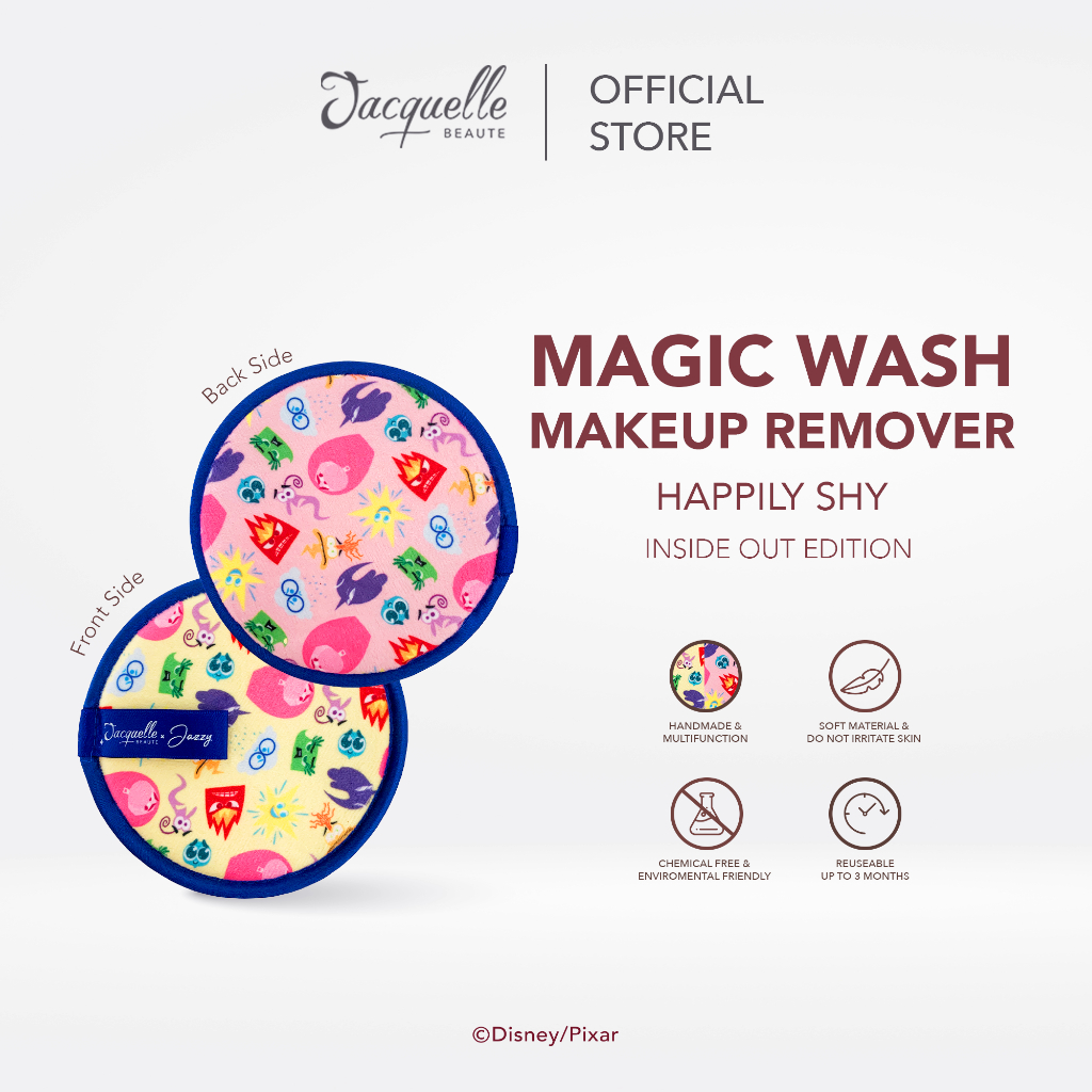 Jacquelle Magic Wash - Makeup Remover - Disney Inside Out Edition