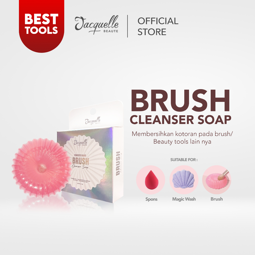 Jacquelle Brush Cleanser Soap 