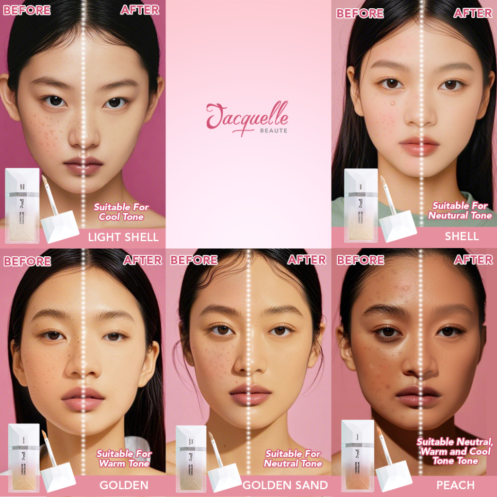 Jacquelle Corrector Concealer - Semi Matte Finish Liquid Concealer 