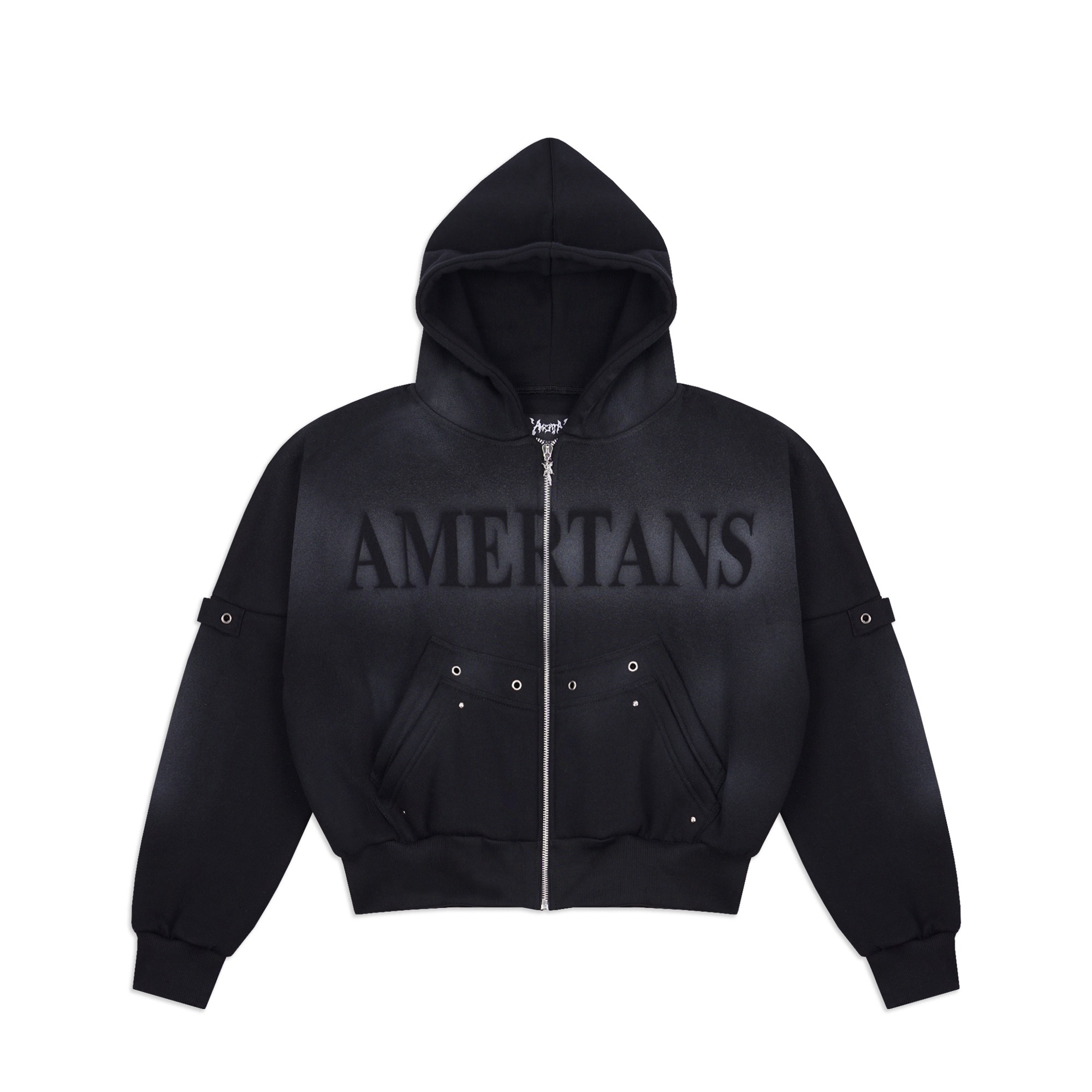 Amertanslook Shaheed Hoodie - Boxy Cut Black Unisex