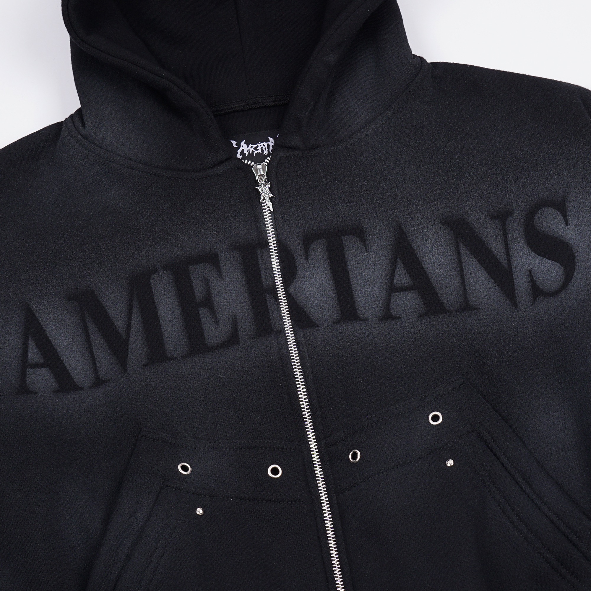 Amertanslook Shaheed Hoodie - Boxy Cut Black Unisex
