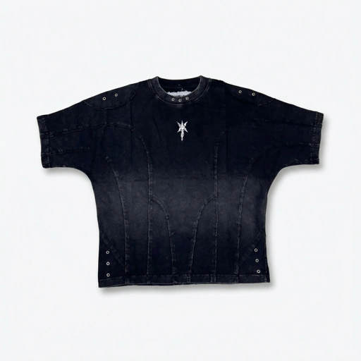 Image of Amertanslook - Boxy Tees Phantom Unisex Black