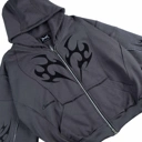 Amertanslook DamonHoodie - Boxy Cut GrayUnisex