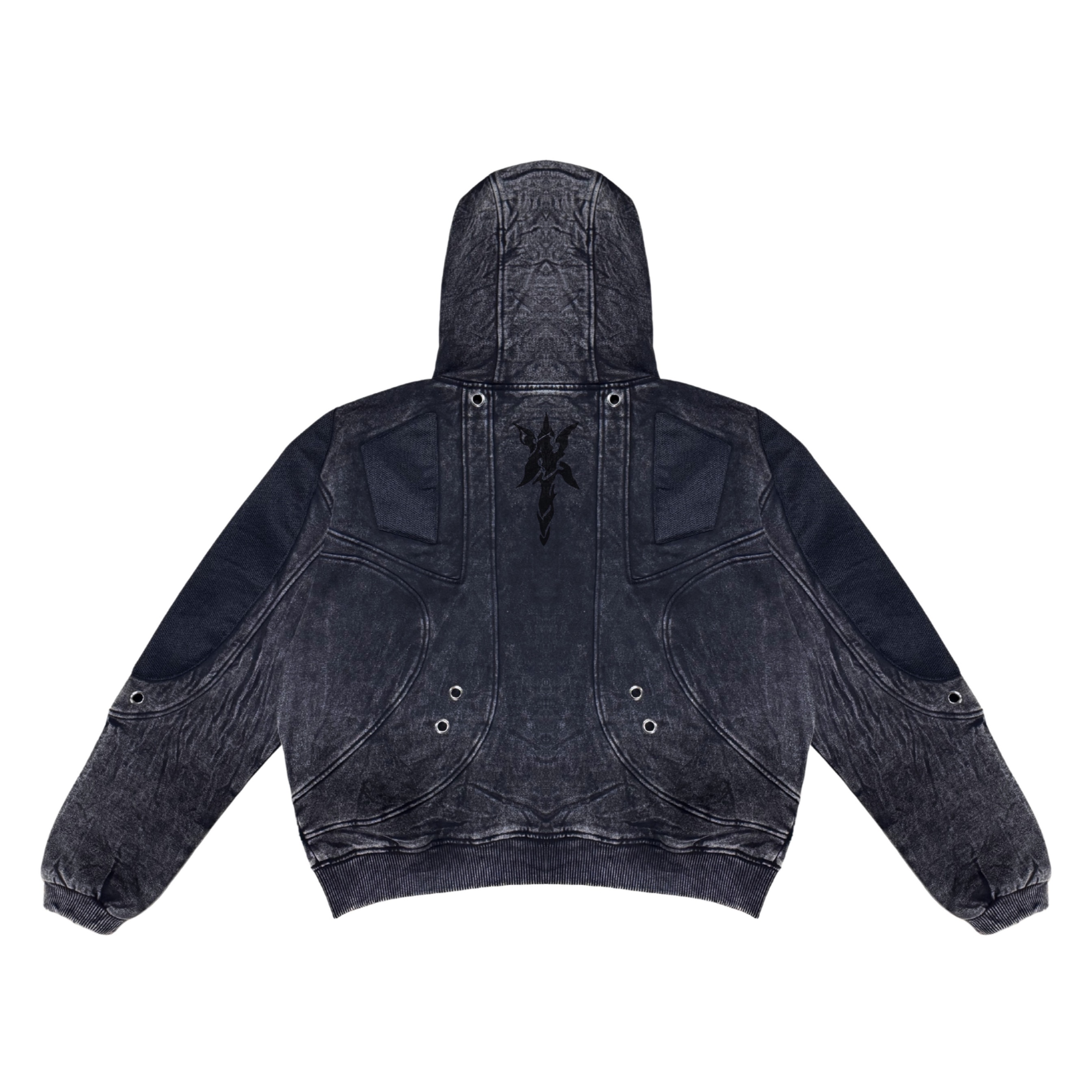 Copy of Amertanslook Signature Hoodie - Boxy Cut Black Unisex