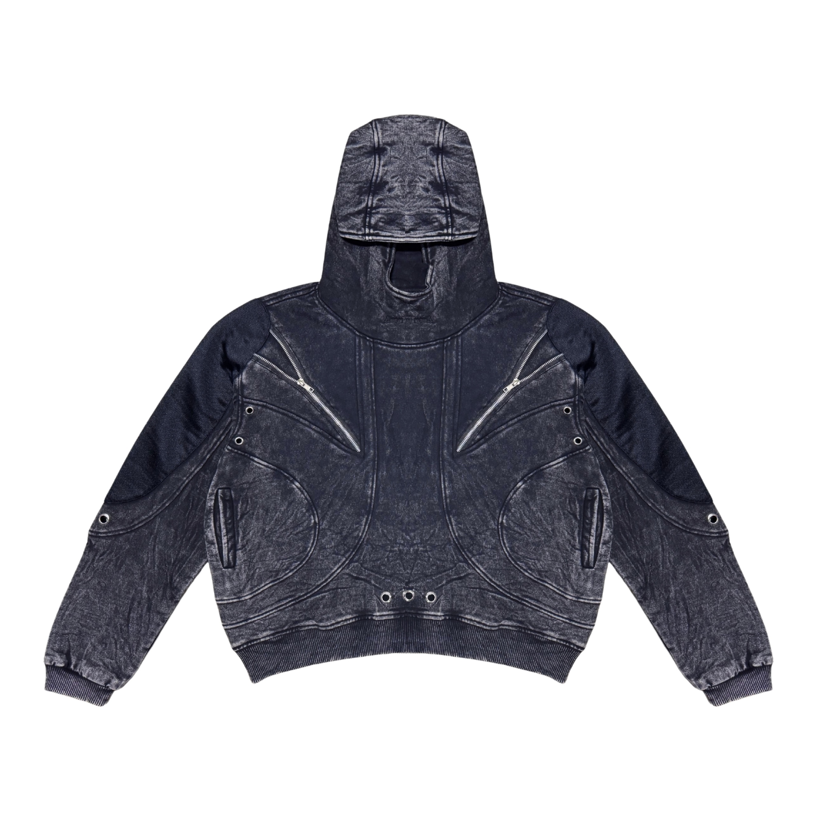 Copy of Amertanslook Signature Hoodie - Boxy Cut Black Unisex