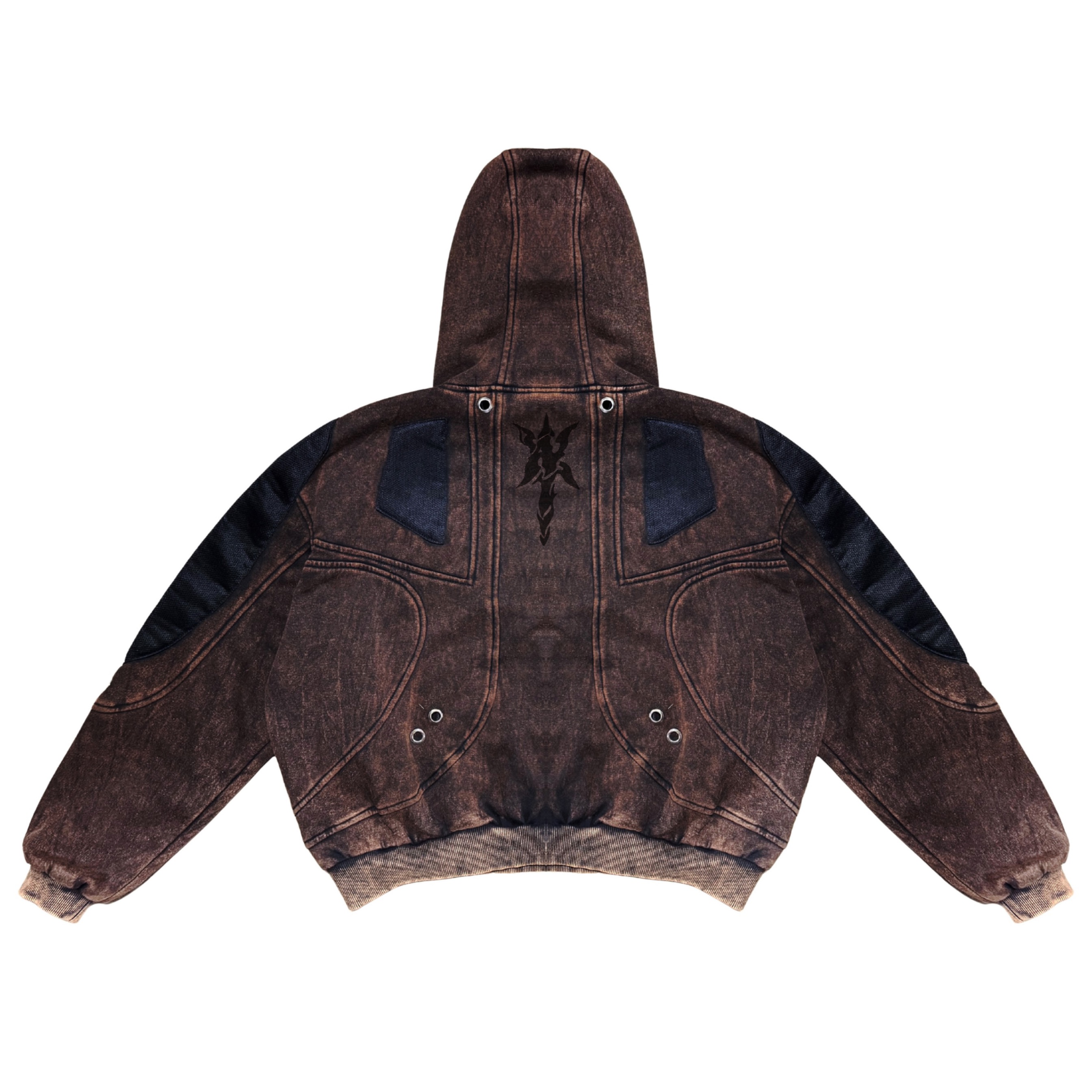 Amertanslook Signature Hoodie - Boxy Cut Brown Unisex