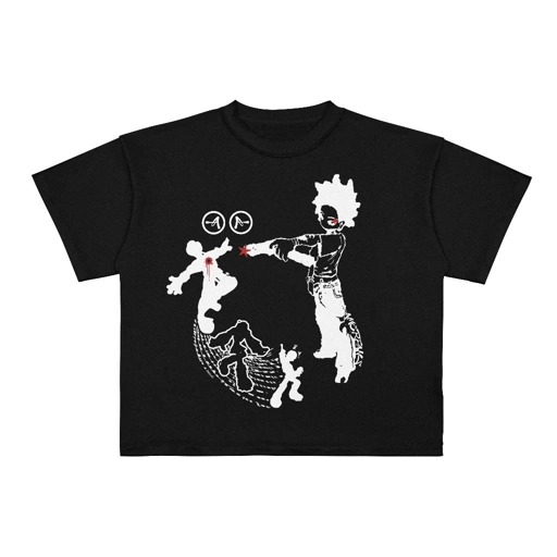 Image of Amerta - Boxy Tees Purify Unisex Black