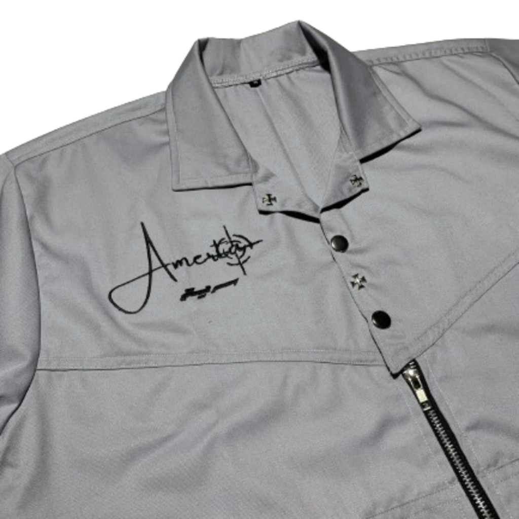Workshirt Boxy Double Zipper Elits Unisex -Amerta