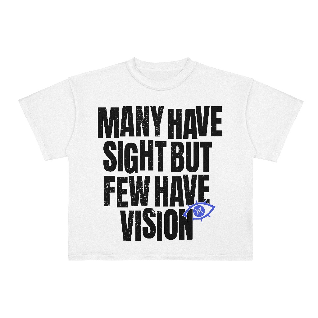 Amerta - Boxy Tees Pioneering Unisex White