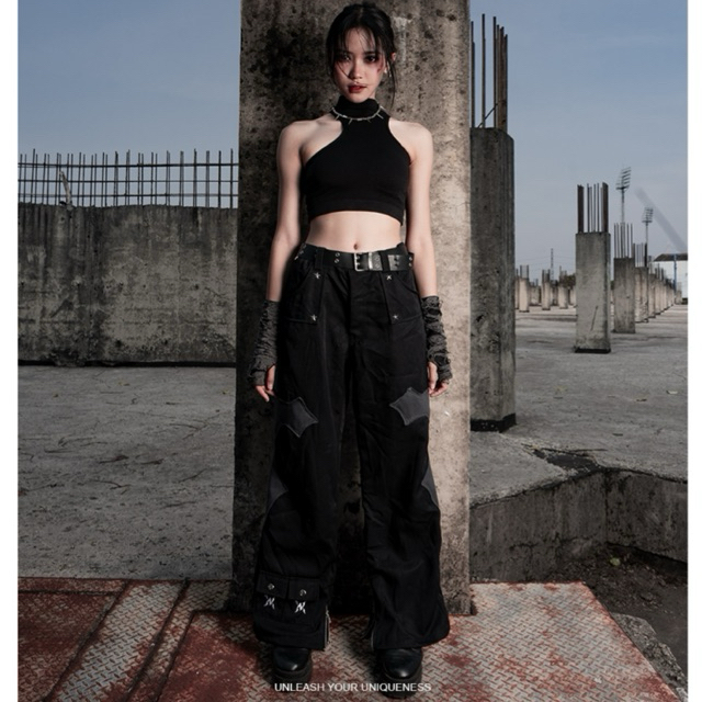 Amertanslook Savior Pants - Loose Cut Black Unisex