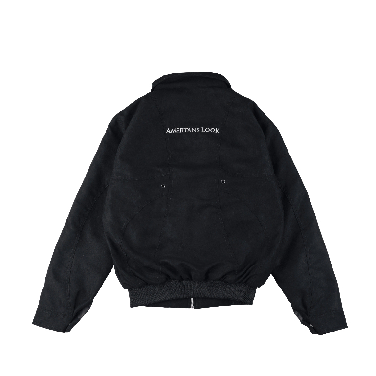 Amertanslook Twin riot - Boxy fit Black Unisex