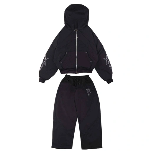 Image of Amertanslook Onyx One Set  - Boxy Cut Black Unisex