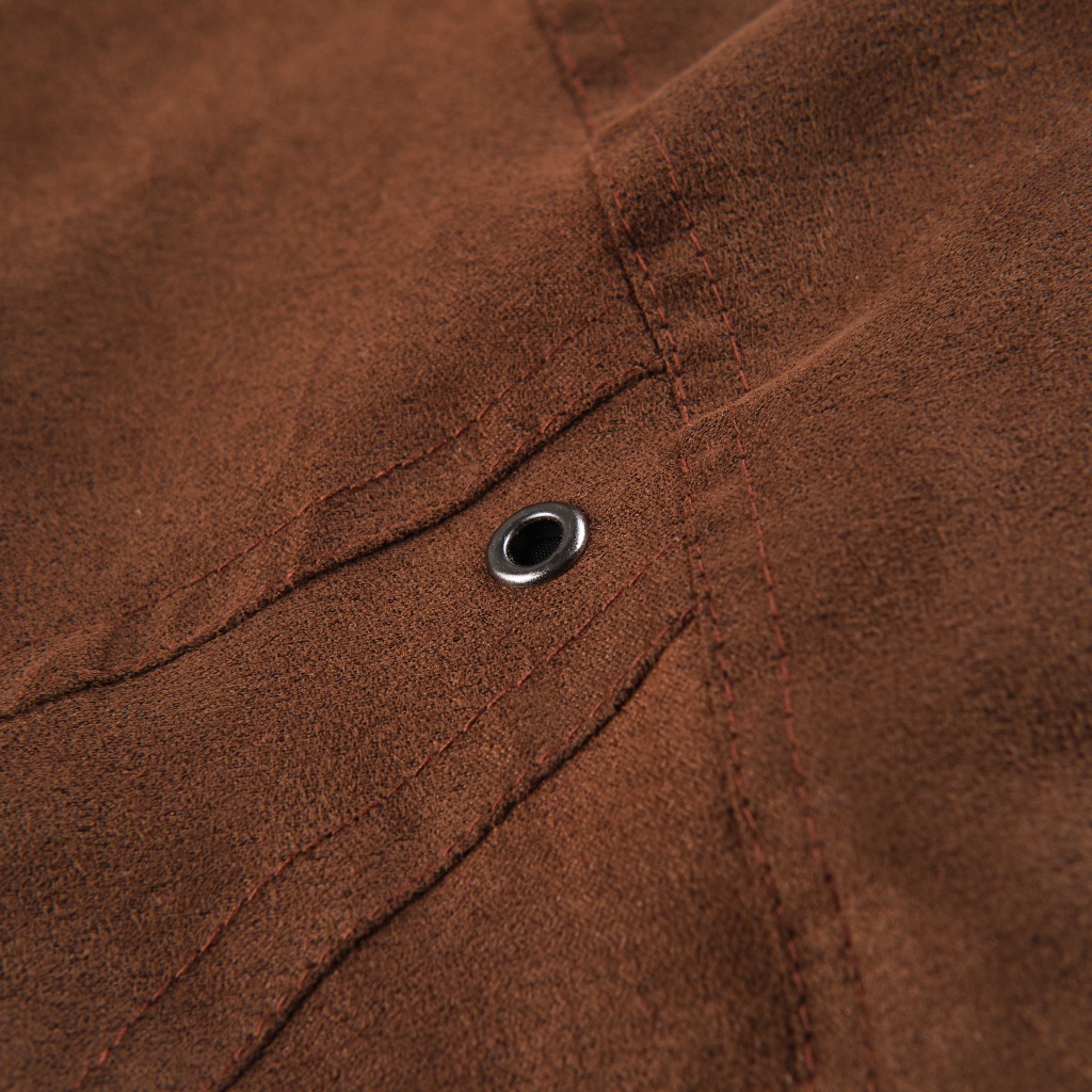 Amertanslook Twin riot  - Boxy fit brown Unisex
