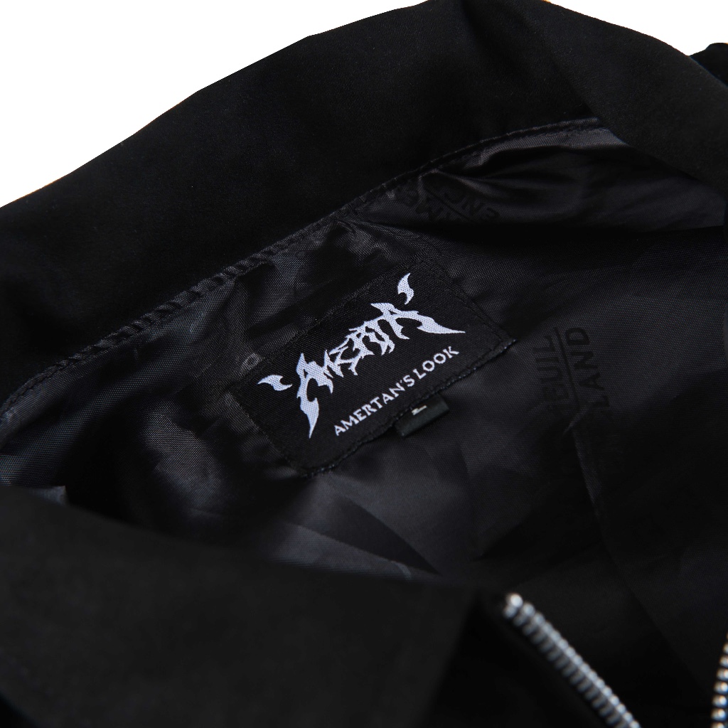Amertanslook Twin riot - Boxy fit Black Unisex