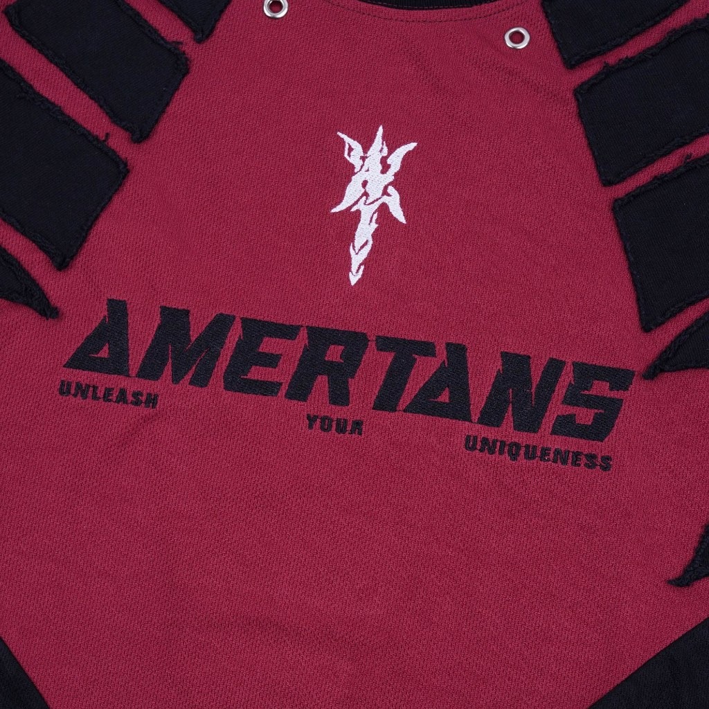 Amertanslook Inferno Jersey - Boxy fit Red Unisex