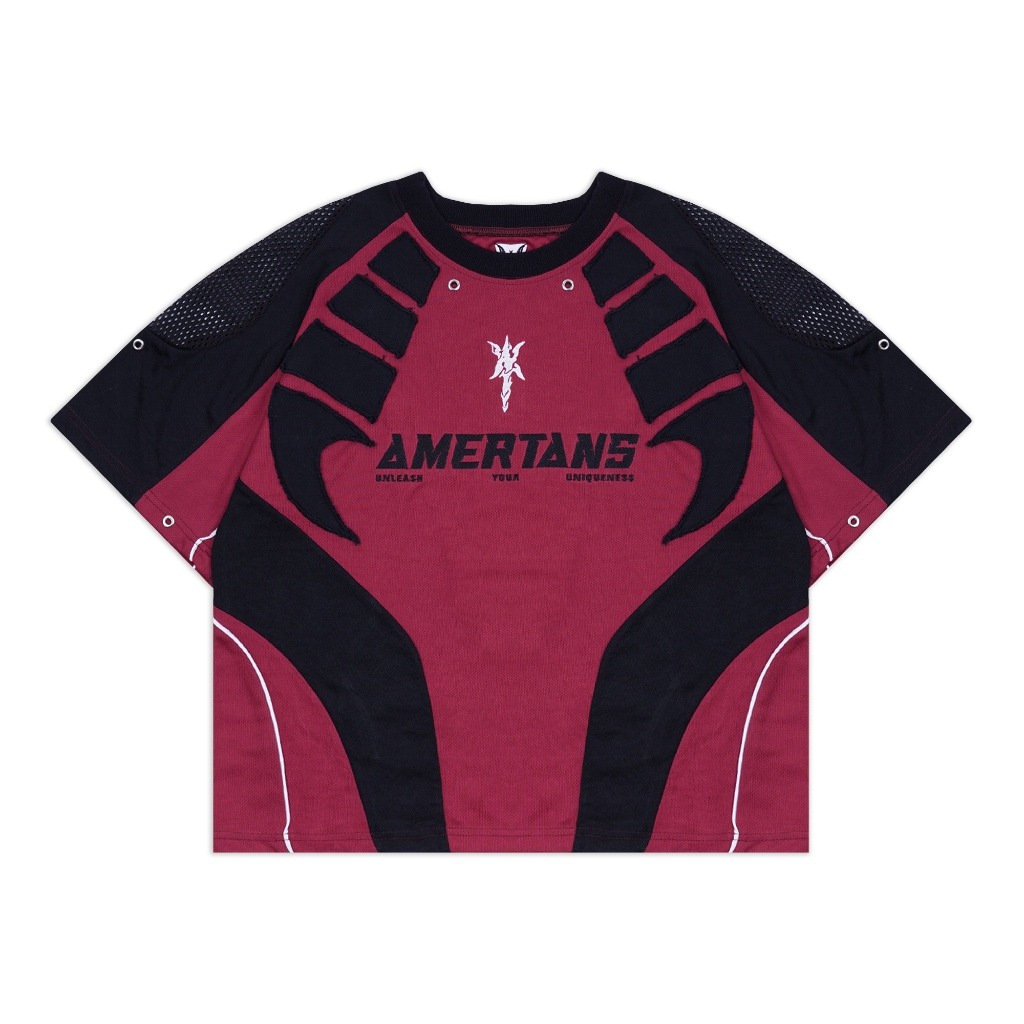 Image of Amertanslook Inferno Jersey - Boxy fit Red Unisex