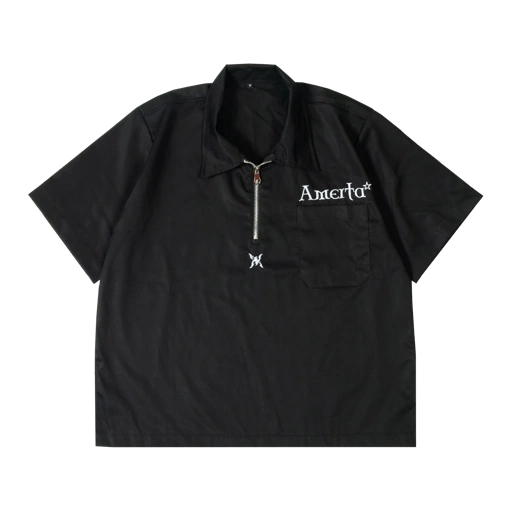 Image of Workshirt Black Angel | Hitam | Unisex - Amertan