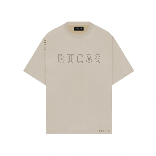 Image of RUCAS The Initial Special Material  Edition Tee - Brown