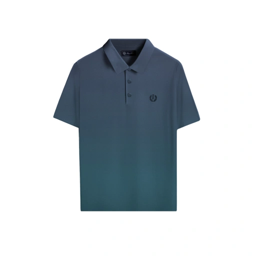 Image of RUCAS TAILOR Gradation Navy Blue Polo Shirt