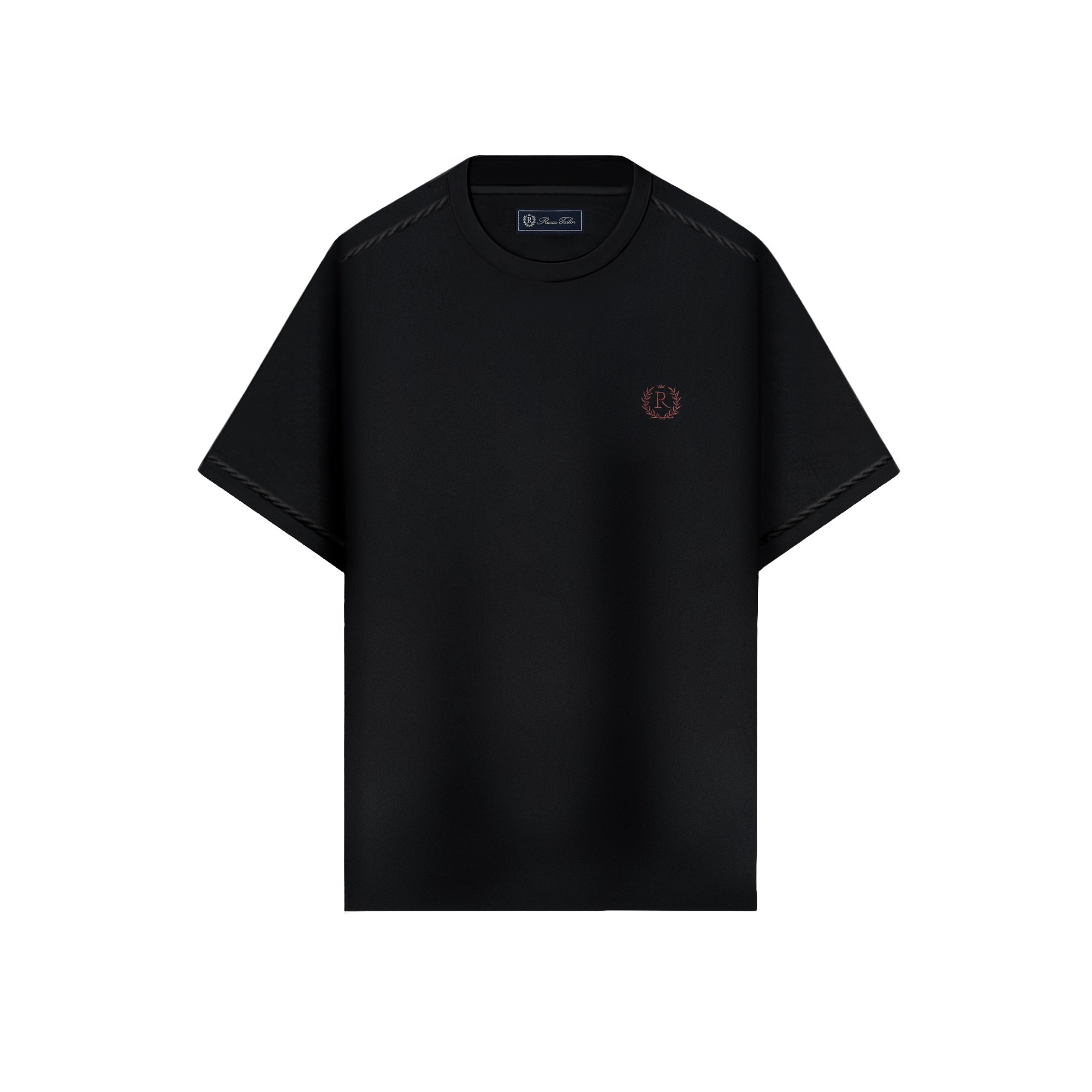 RUCAS Essentials Stitch Tee - Black