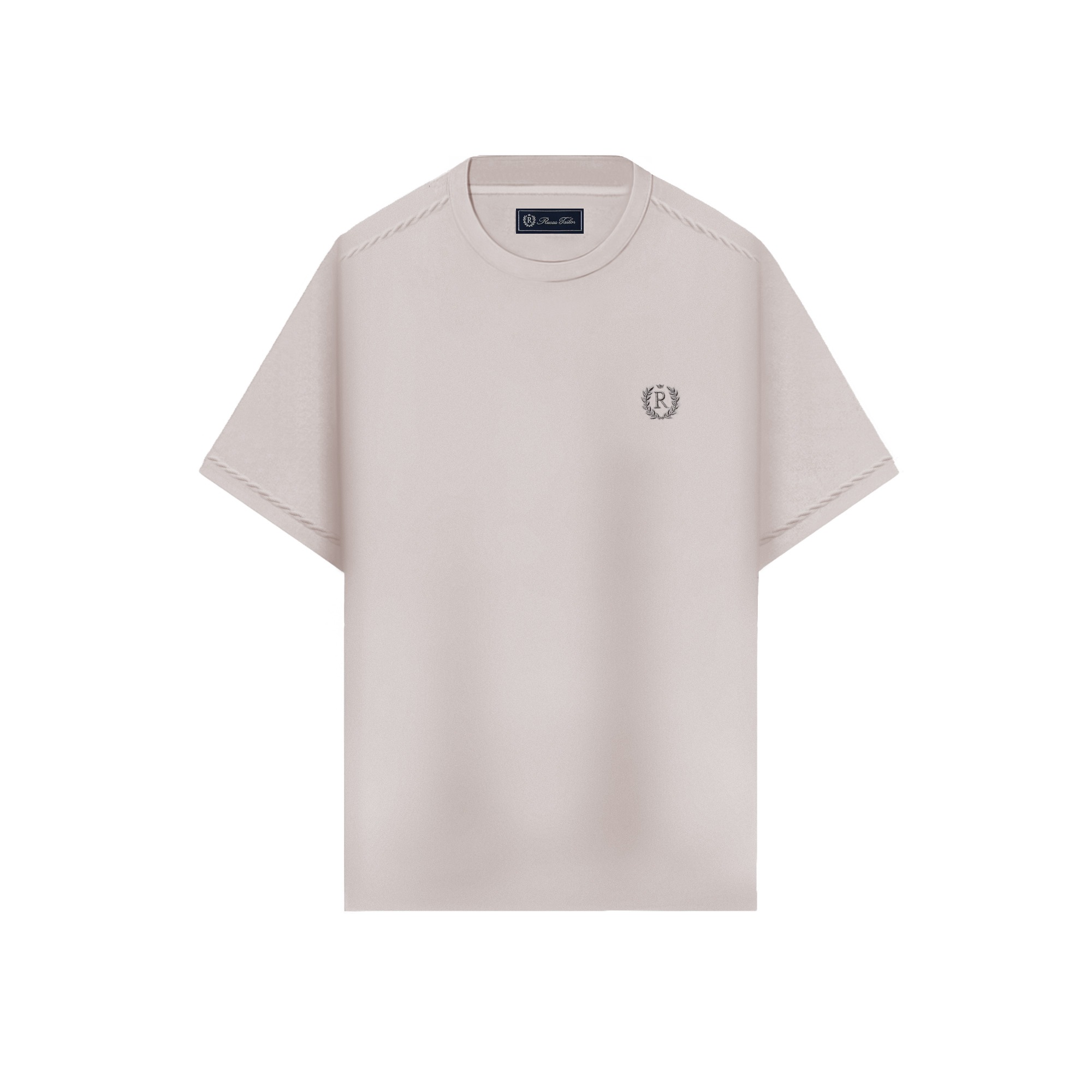 RUCAS Essentials Stitch Tee - Cream