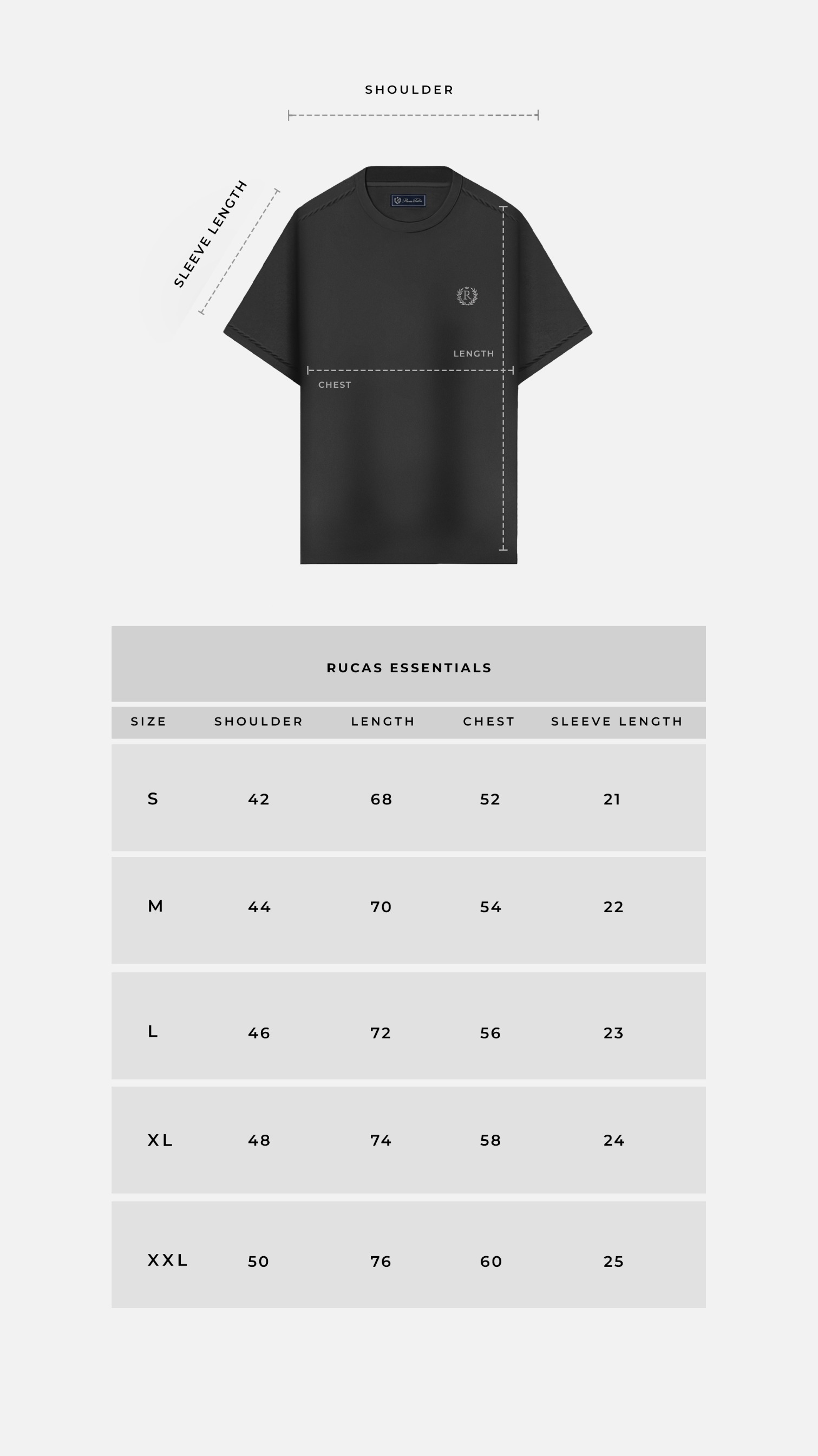 RUCAS Essentials Stitch Tee - Dark Green