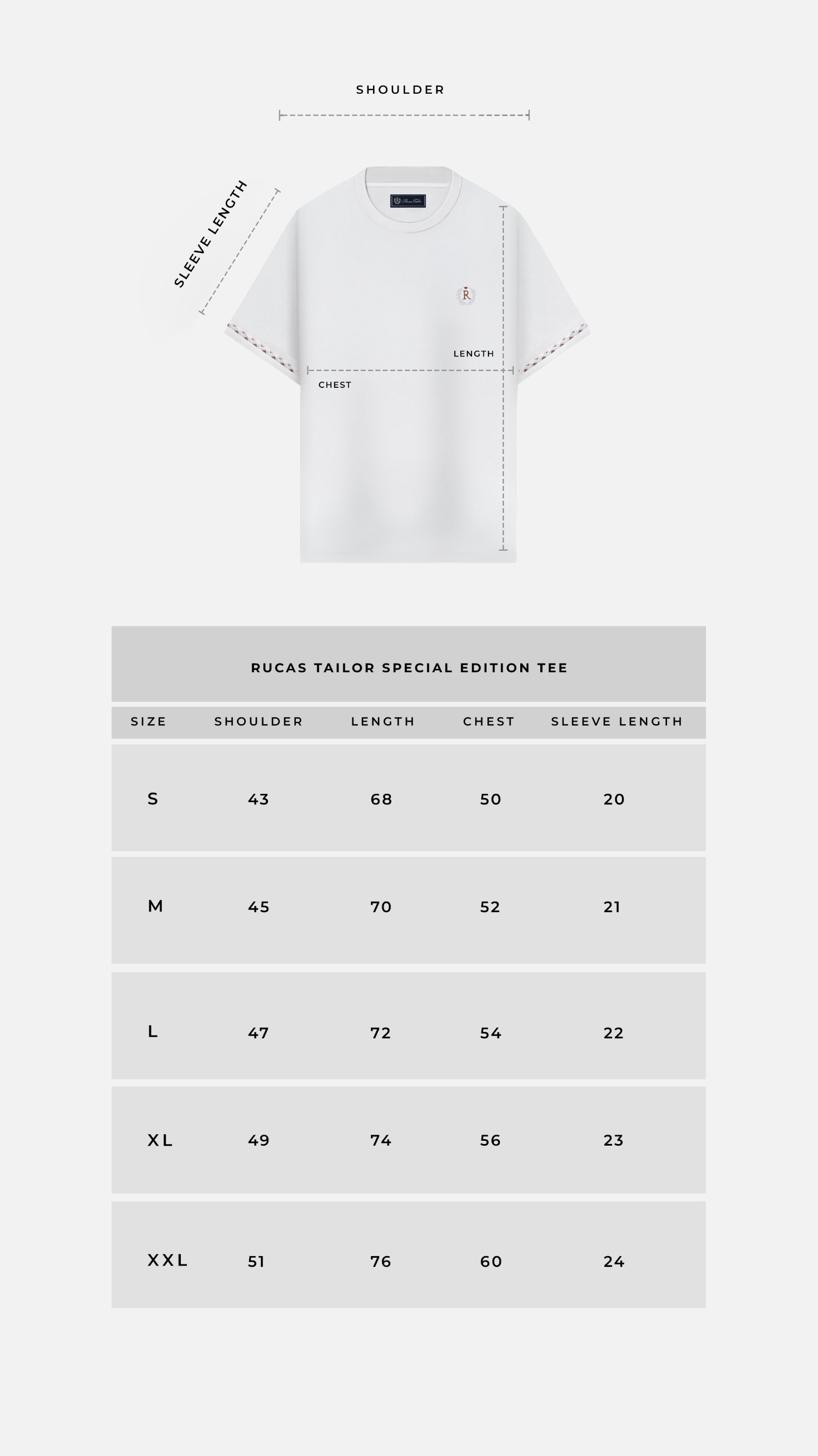 RUCAS Tailor Unique Piece Special Edition Rib - White