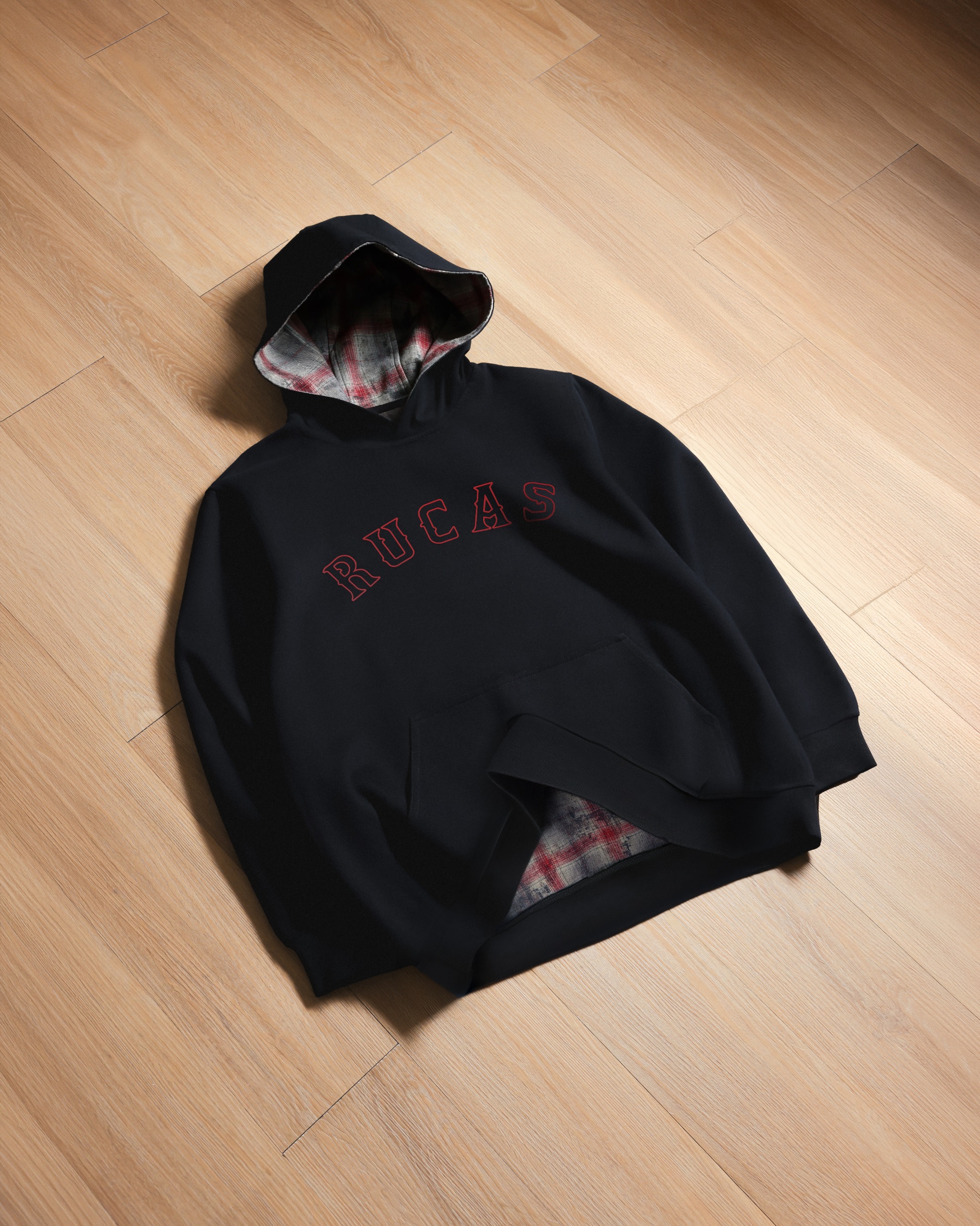 RUCAS Reversible Red Flannel Hoodie
