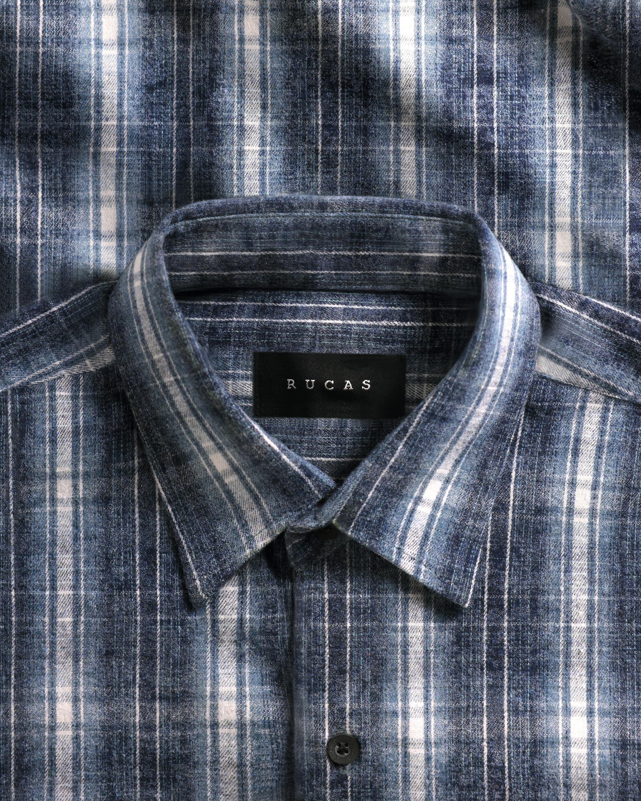 RUCAS Blue Washed Flannel Shirt