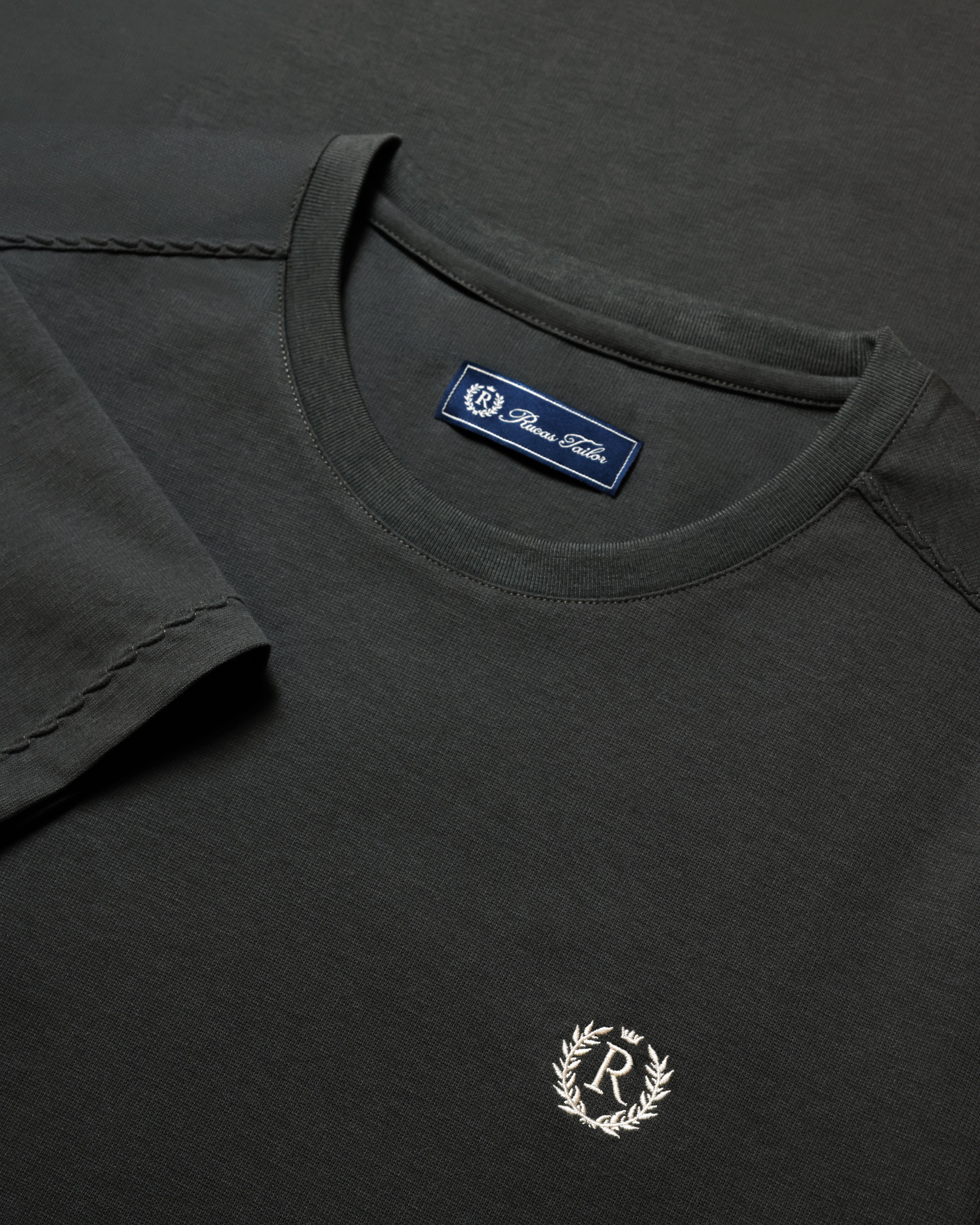 RUCAS Essentials Stitch Tee - Dark Green