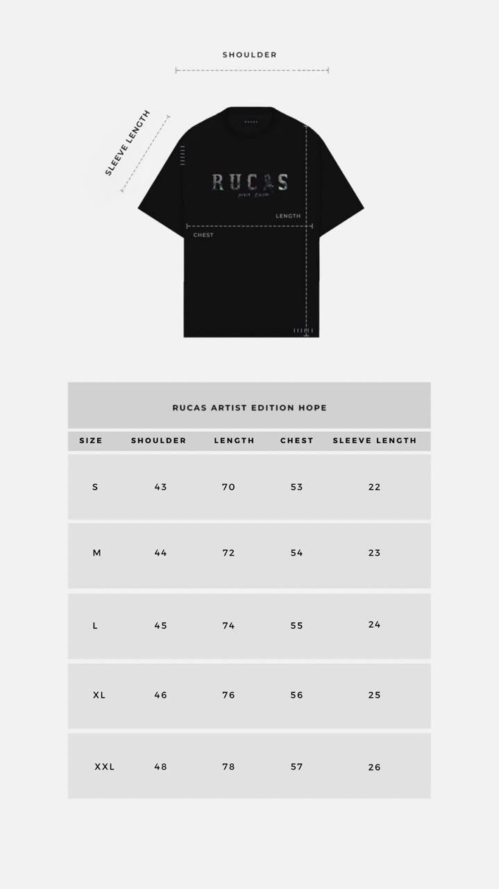 RUCAS Initial Artist Edition Hope Tee
