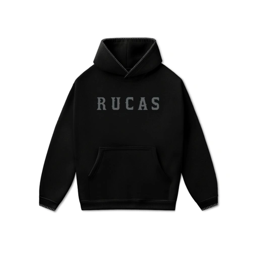 RUCAS Initial Ultra Stitch Hoodie - Grey