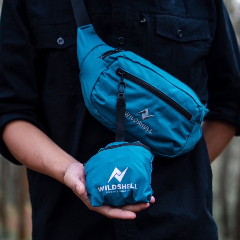 TAS SLEMPANG // TRAVEL POUCH ULTRALIGHT // WAIST BAG WILDSHELL RAKATA SERIES