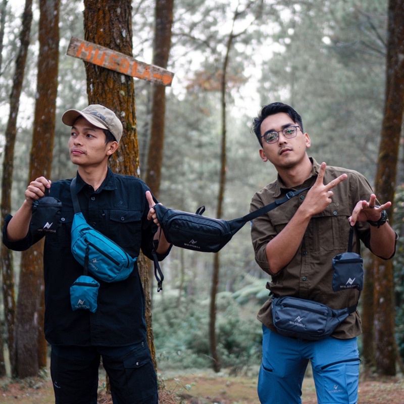 TAS SLEMPANG // TRAVEL POUCH ULTRALIGHT // WAIST BAG WILDSHELL RAKATA SERIES