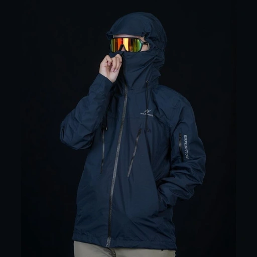 Image of WILDSHELL - Jaket Gunung Gorpcore Expedition Series 100% Waterproof