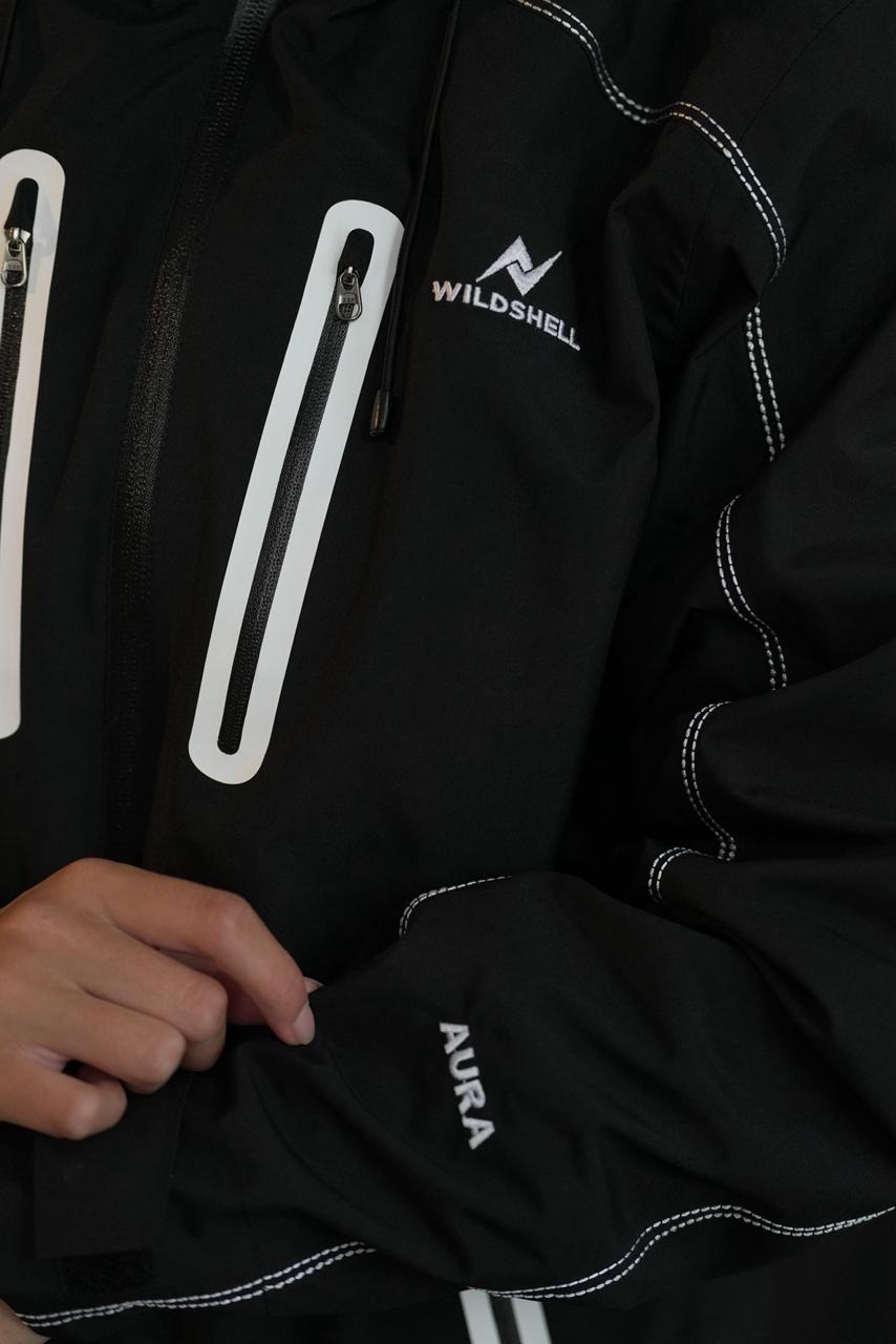 WILDSHELL - Jaket Gunung Gorpcore Aura Series 100% Waterproof
