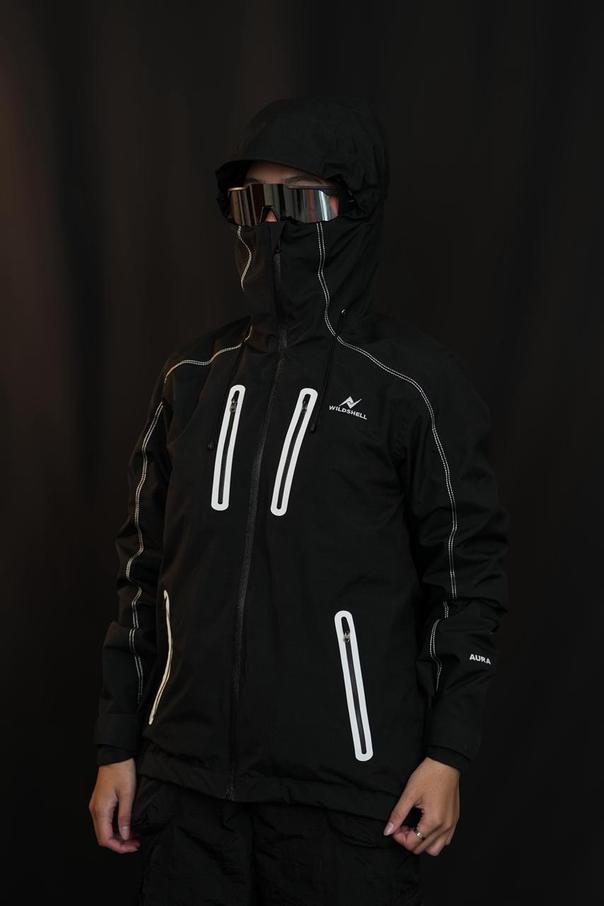 WILDSHELL - Jaket Gunung Gorpcore Aura Series 100% Waterproof