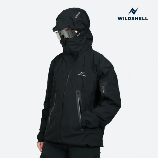 Image of WILDSHELL - Jaket Gunung Gorpcore Edelweis Series 100% Waterproof