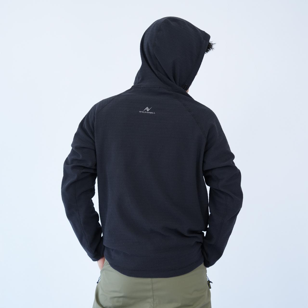 WILDSHELL- JAKET OUTDOOR MIDLAYER WILDSHELL SERIES GRANDIS FLEECE RIPSTOP MATERIAL
