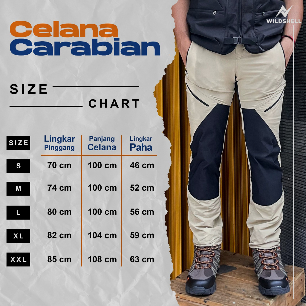 Wild outdoor Celana Gunung Quick Dry Carabian Series