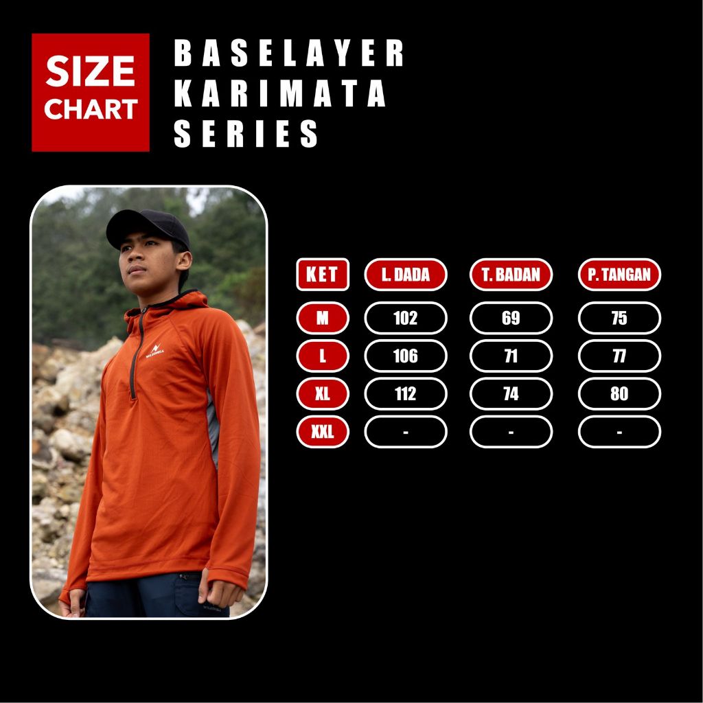WILDSHELL KARIMATA-BASE LAYER HOODIE